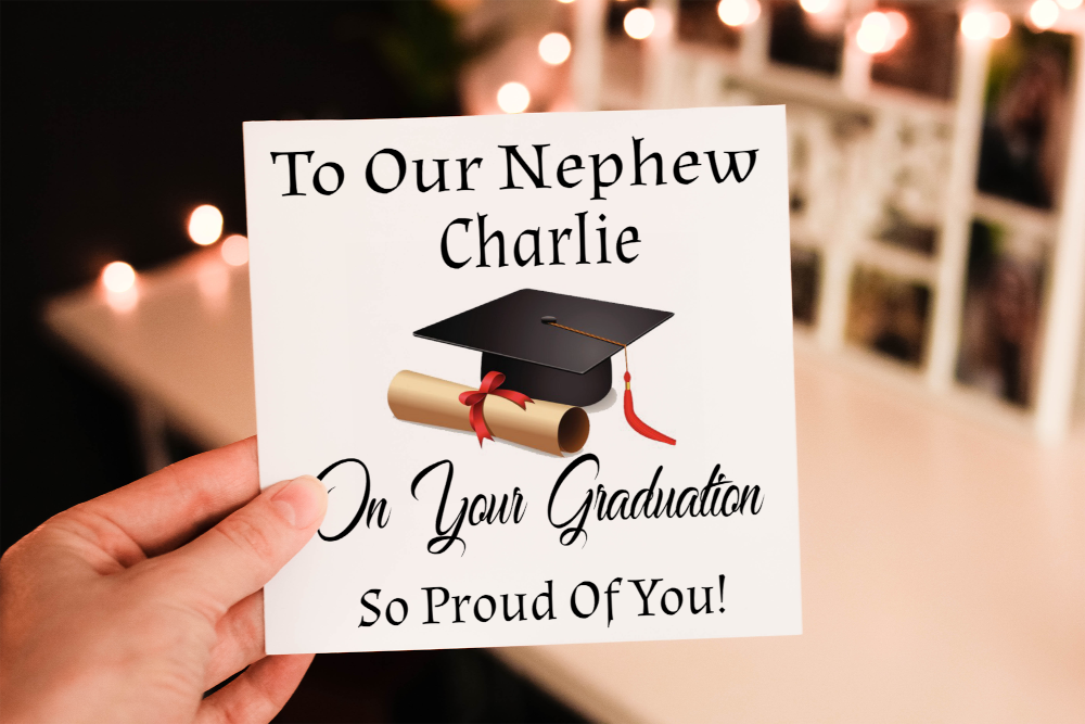 Congratulations Nephew Graduation Card, Your Graduating Card - Click Image to Close